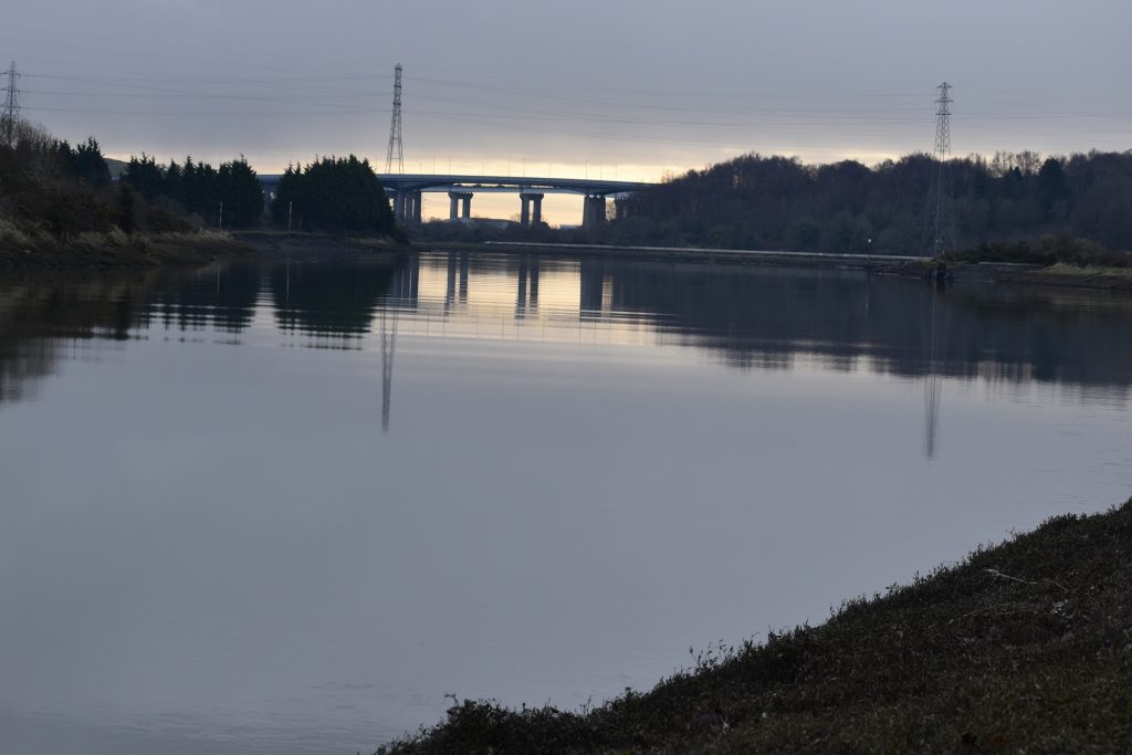 The River Neath in Winter 2024.