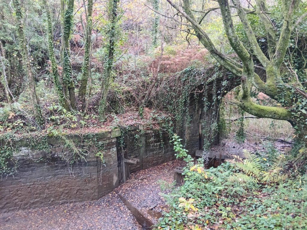 The Red Jacket Pill River Lock and Bridges.