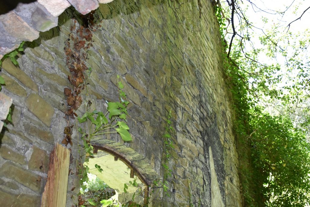 Cardonnel Tin-Plate Works (Ruins) Skewen. Pictured 2021