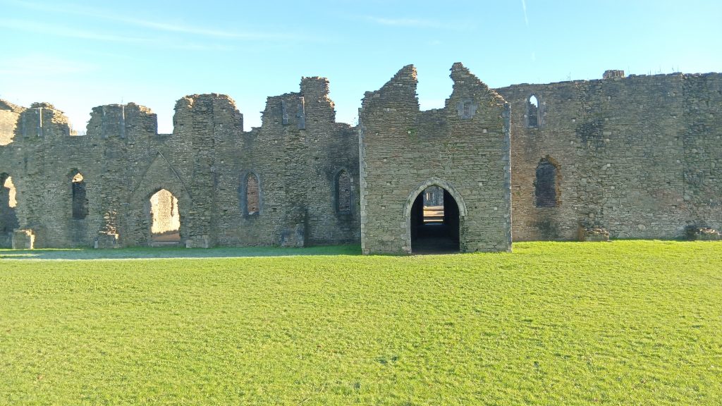 The Neath Abbey ruins on a crisp winters day 2025.