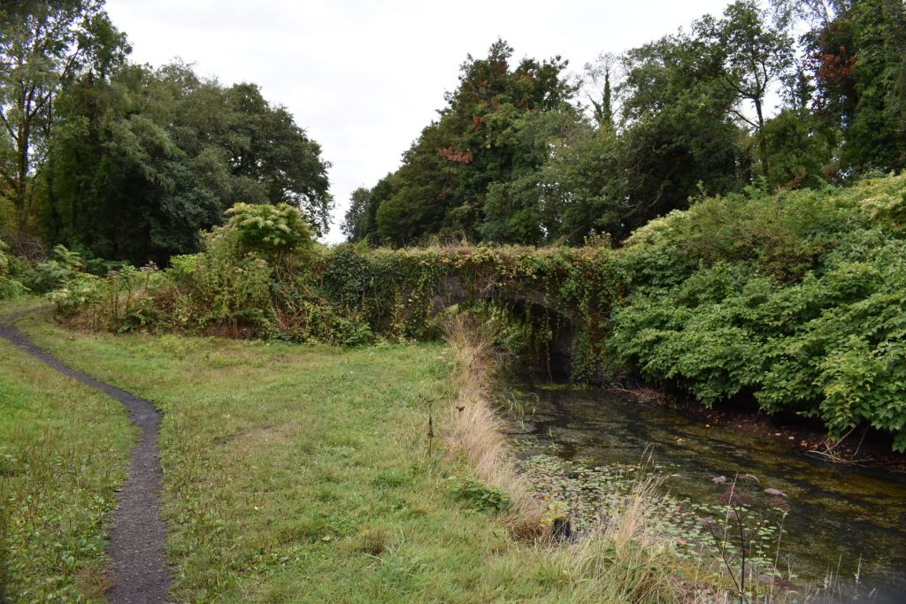 The canal passes beneath the Cadoxton bridge, just below Cadoxton Church—the resting place of George Tennant, who was buried here in 1832.