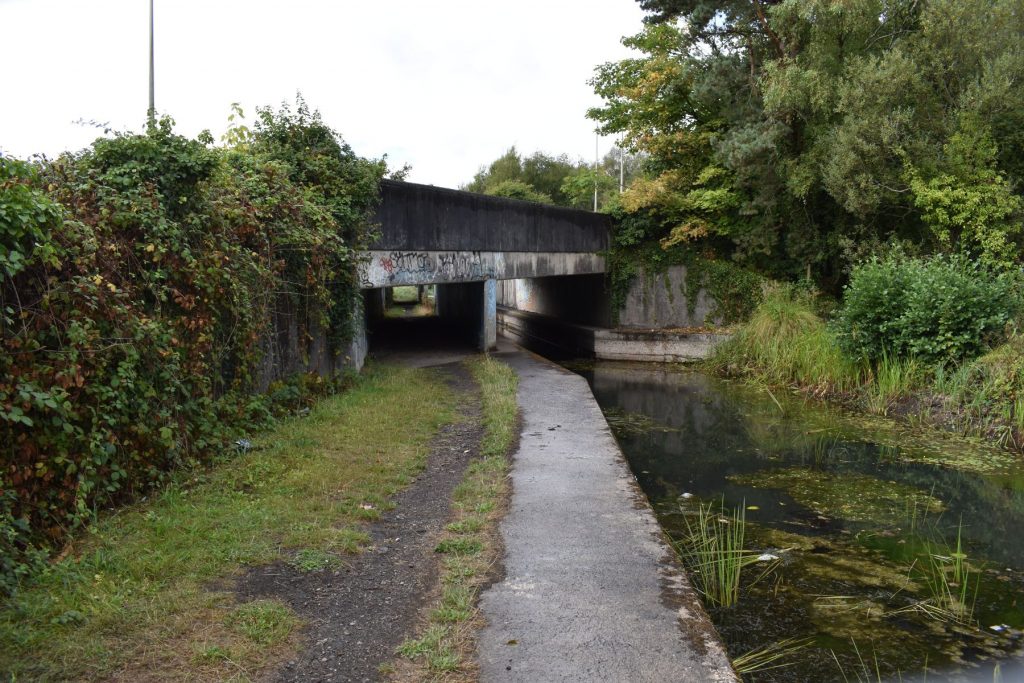 Cwrt Herbert roadway bridge.
