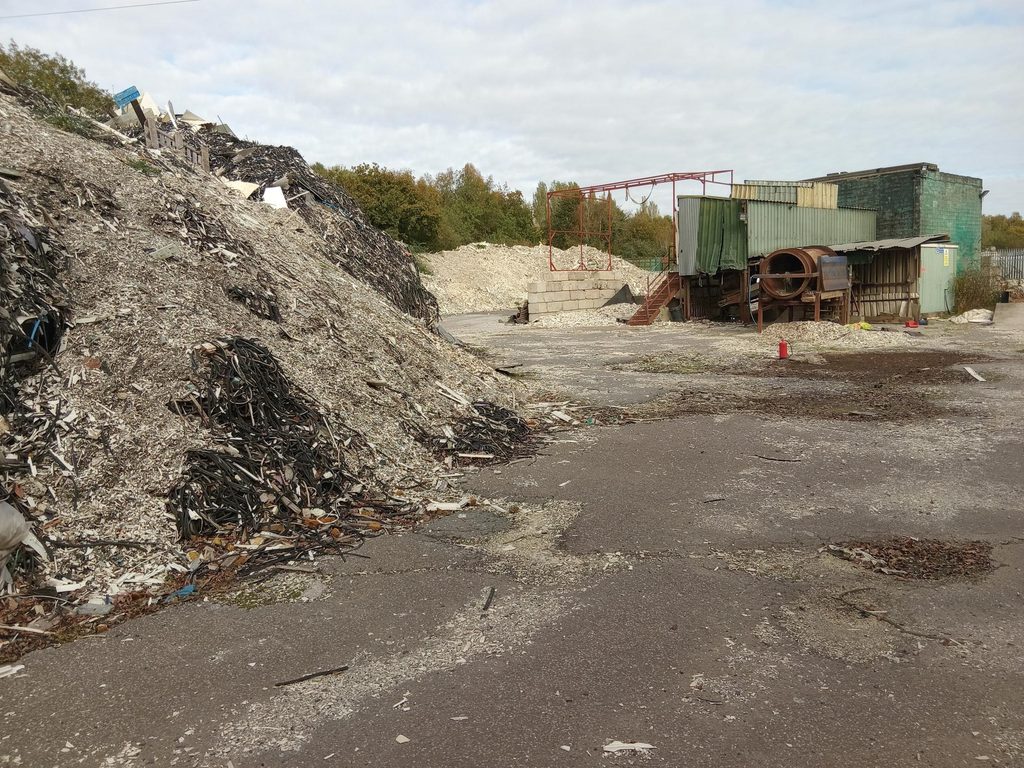 Former Fenestration Recycling site.