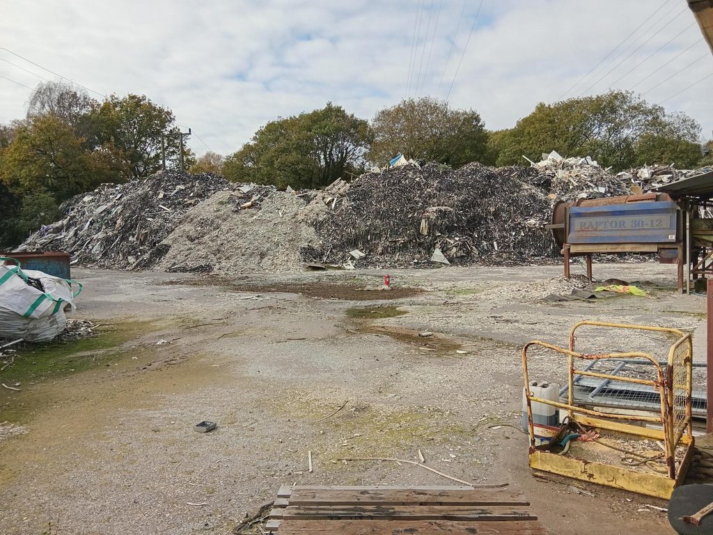 Former Fenestration Recycling site.