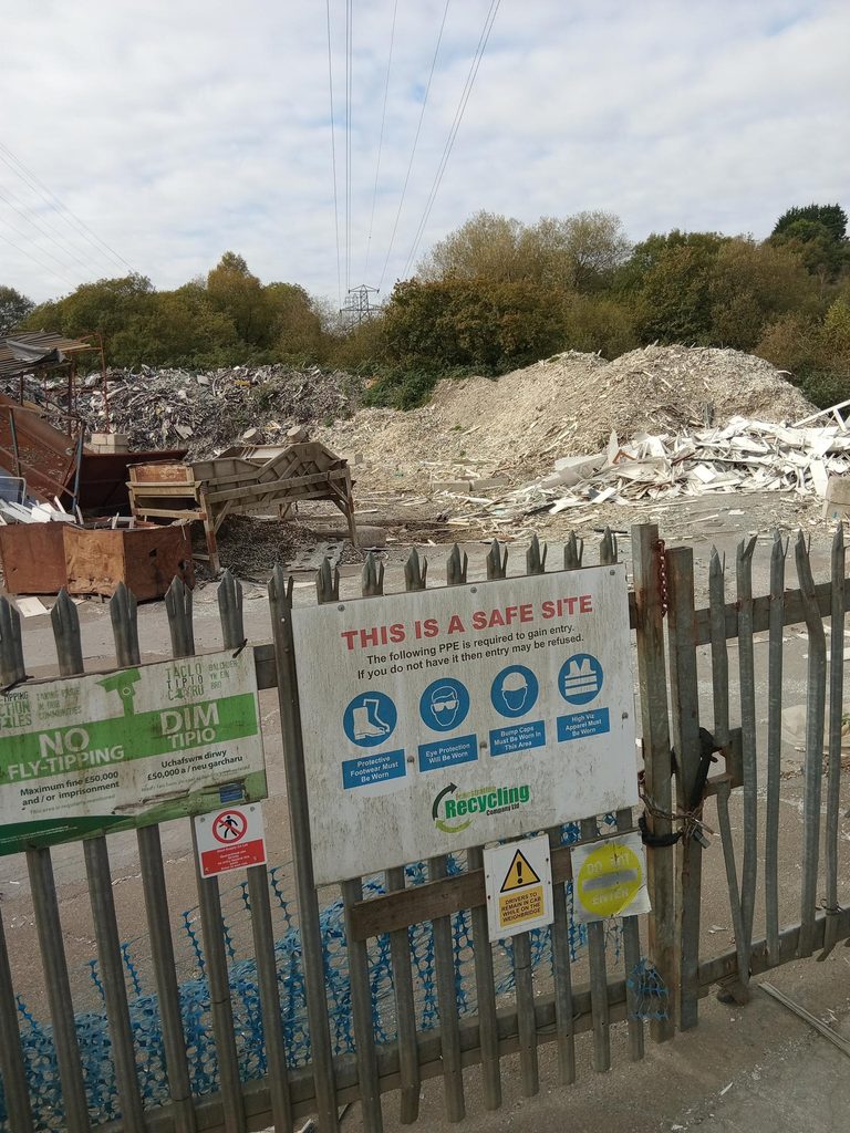 Former Fenestration Recycling site.
