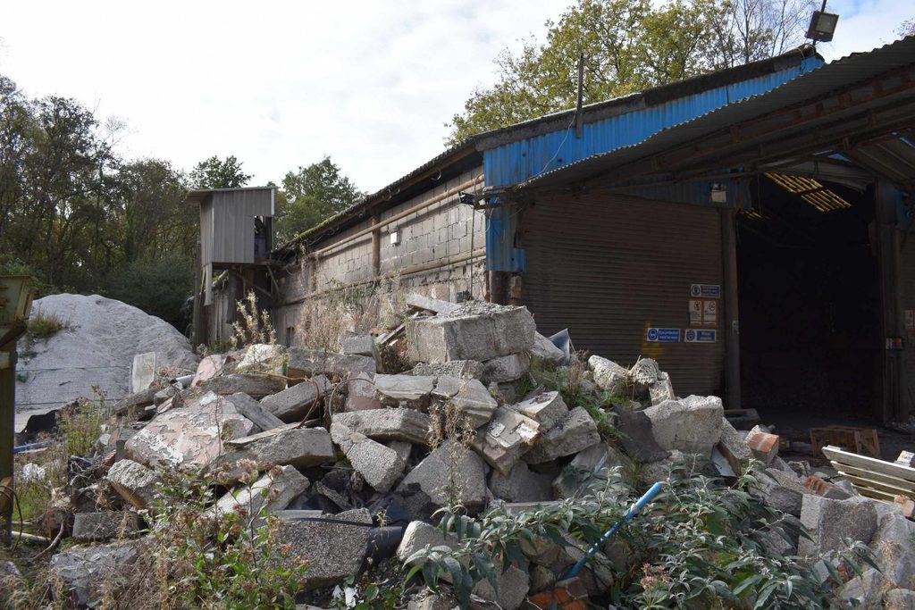Former Fenestration Recycling site.