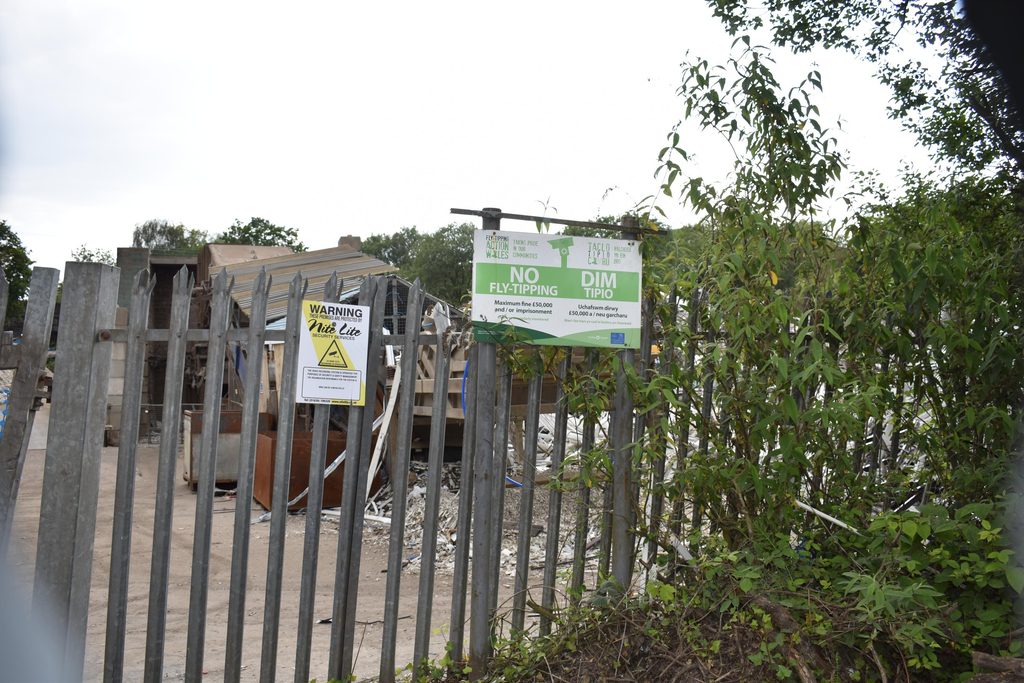 Former Fenestration Recycling site.